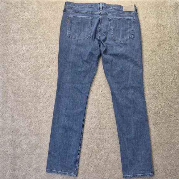 Paige Federal Jeans Mens ACTUAL 38x34 Slim Straight Stretch Comfort Casual New